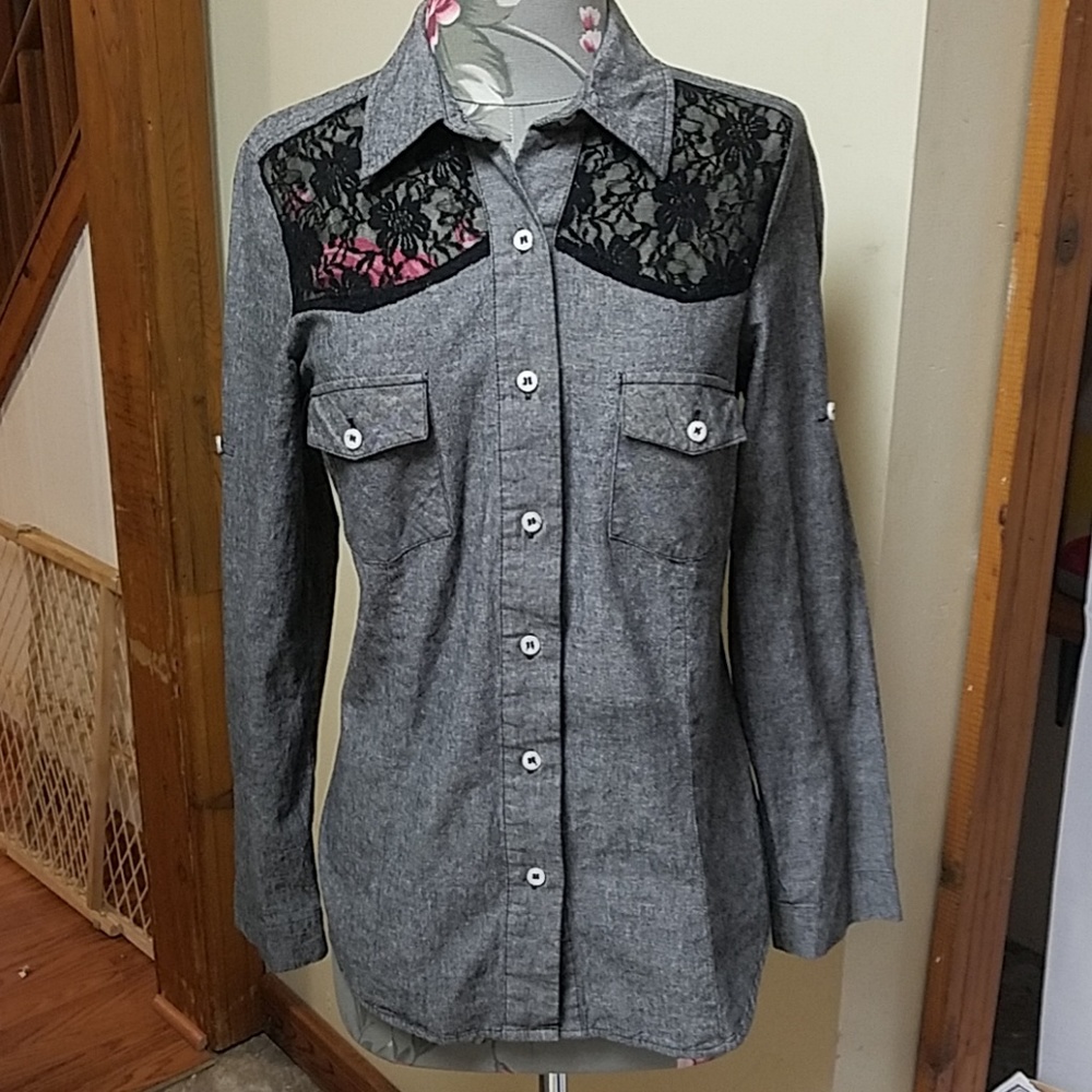 Material Girl button up